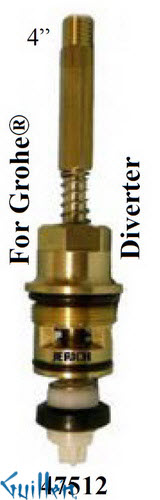 JER 47512;;__ 4in; UNK; Diverter cartridge; in Unfinish