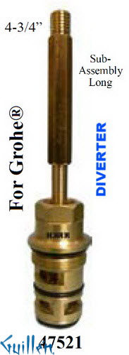 JER 47521;;__ 4-3/4in; UNK; Diverter cartridge; in Unfinish