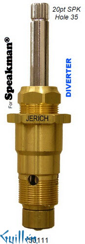 JER 50111;;__ UNK;;__ 20pt; Diverter cartridge; in Chrome