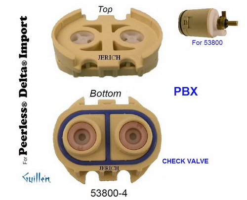 JER 53800-4;; __ Check valve for Pressure balance cartridge; in Unfinish