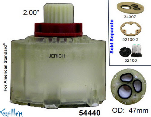 JER 54440;;__ 2in UNK; pressure balance catridge; in Unfinish