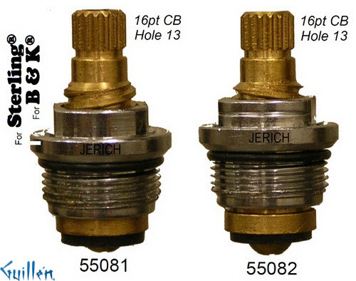 JER 55081;; __ UNK 16pt; Hot cwc piston stem assembly; in Unfinish