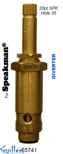 JER 55741;;__ UNK;;__ 20pt; Diverter cartridge; in Unfinish