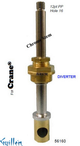 JER 56160;; __ UNK 12pt; Diverter cartridge; in Chrome