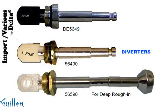 JER 56590;;__ UNK; UNK; Diverter push button; in Unfinish