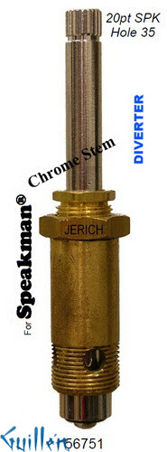 JER 56751;;__ UNK;;__ 20pt; Diverter cartridge; in Chrome