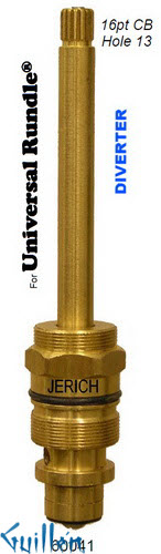 JER 60041;;__ UNK; 16pt; Diverter cartridge; in Unfinish