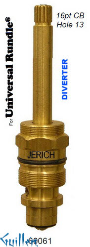 JER 60061;;__ UNK; 16pt; Diverter cartridge; in Unfinish