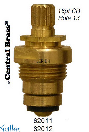 JER 62011LF;; __ UNK 16pt; Hot cwc piston stem assembly; in Unfinish