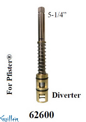 JER 62600;;__ 5-1/4in UNK; Diverter cartridge; in Unfinish