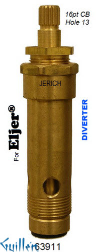 JER 63911;;__ UNK; 16pt; Diverter cartridge; in Unfinish