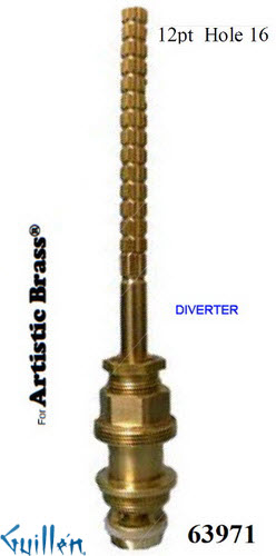 JER 63971;; __ UNK 12pt; Diverter cartridge; in Unfinish