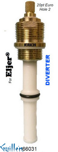 JER 66031;;__ UNK;;__ 20pt; Diverter cartridge; in Unfinish