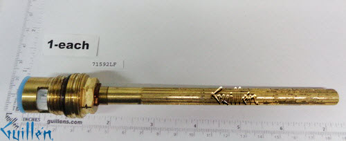 JER 71592LF;; __ 6-1/2in 16pt; Cold ccwc 1/4 Turn brass cartridge ceramic; in Unfinish