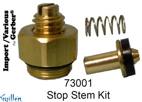 JER 73001;;__ UNK; UNK; spring check stop stem; in Unfinish