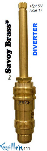JER 75111;;__ UNK; 15pt; Diverter cartridge; in Unfinish