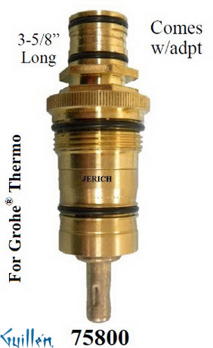 JER 75800;;__ 3-5/8in UNK; Thermostatic cartridge; in Unfinish