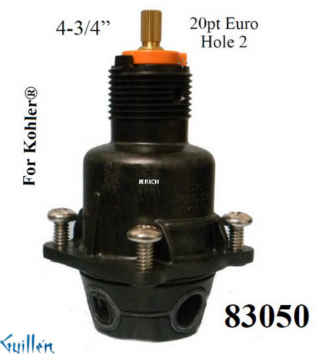 JER 83050;;__ 4-3/4in 20pt; Pressure balance cartridge; in Unfinish