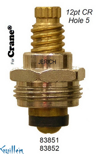 JER 83851LF;; __ UNK 12pt; Hot cwc piston stem assembly; in Unfinish
