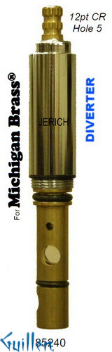 JER 85240;;__ UNK; 12pt; Diverter cartridge; in Unfinish