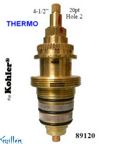 JER 89120;; __ 4-1/2in; Thermostatic cartridge; in Unfinish
