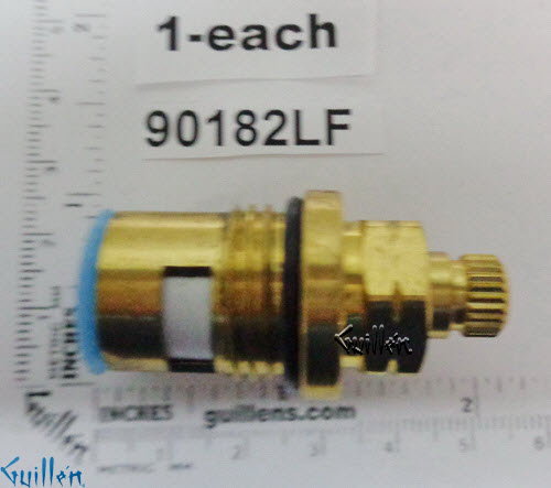 JER 90182LF;; __ 1-3/4in 24pt; Cold ccwc 1/4 Turn brass cartridge ceramic; in Unfinish