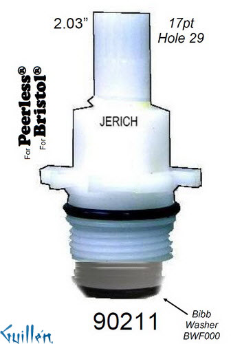 JER 90211;; __ 2-1/16in 17pt; Hot cwc piston stem; in Unfinish