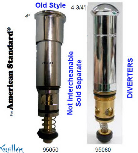 JER 95060;; __ 4-3/4in; Diverter cartridge; in Chrome