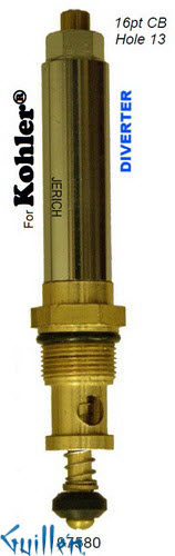 JER 97580;;__ UNK; 16pt; Diverter cartridge; in Unfinish