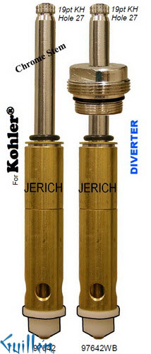 JER 97642;;__ UNK; 19pt; Diverter cartridge; in Chrome