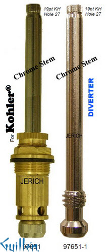 JER 97651;;__ UNK; 19pt; Diverter cartridge; in Chrome