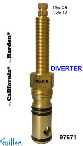 JER 97671;; __ UNK 16pt; Diverter cartridge; in Unfinish