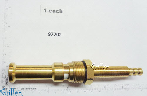 JER 97702;; __ 6-1/8in 16pt; Cold ccwc 1/4 Turn brass cartridge ceramic; in Unfinish