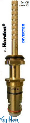 JER 97721;;__ 6-7/8in; 16pt; Diverter cartridge; in Unfinish