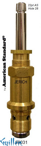 JER 98031;; __ UNK 22pt; diverter piston stem assembly; in Chrome