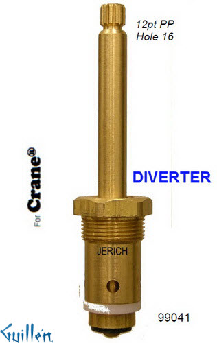 JER 99041;; __ UNK 12pt; Diverter cartridge; in Unfinish