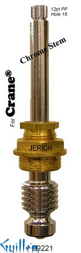 JER 99221;; __ UNK 12pt; Hot cwc piston stem assembly; in Chrome