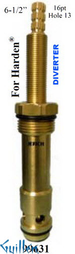 JER 99631;;__ 6-1/2in; 16pt; Diverter cartridge; in Unfinish