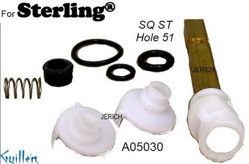 JER A05030;;__ SQ ST; stem rebuild kit; in Unfinish
