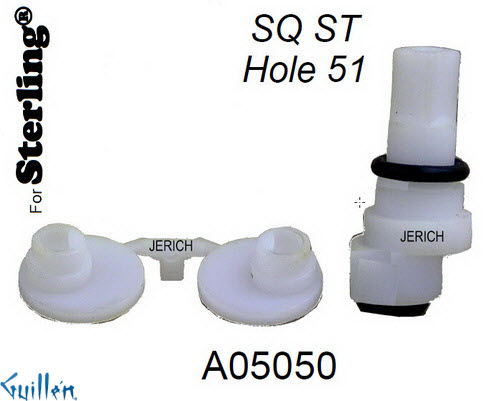 JER A05050;;__ SQ ST; stem rebuild kit; in Unfinish