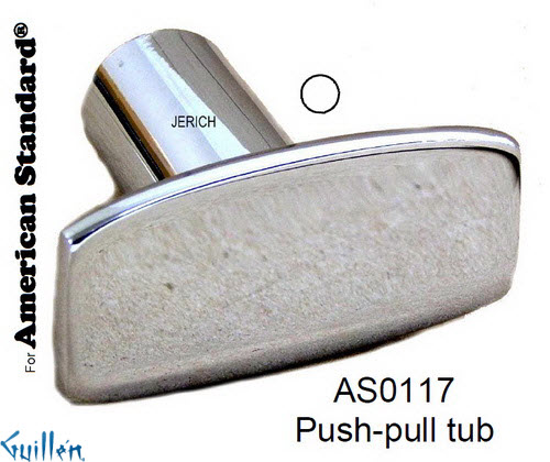 JER AS0117;__ UNK; Tee metal handle ; in Chrome