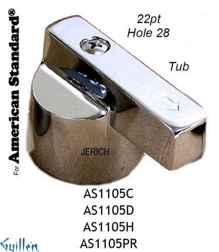 JER AS1105H;__ 22pt; lever Metal handle hot; in Chrome