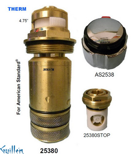 JER AS2538;;__ Handle; UNK; thermostatic cartridge temperature ring; in Chrome
