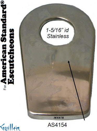 JER AS4154;; escutcheon; in Chrome