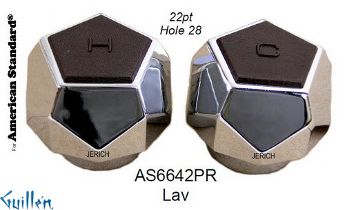JER AS6642PR;__ 22pt; knob Metal handle pair; in Chrome
