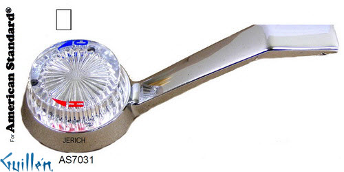 JER AS7031;__ UNK; lever Acrylic-Metal handle ; in Chrome