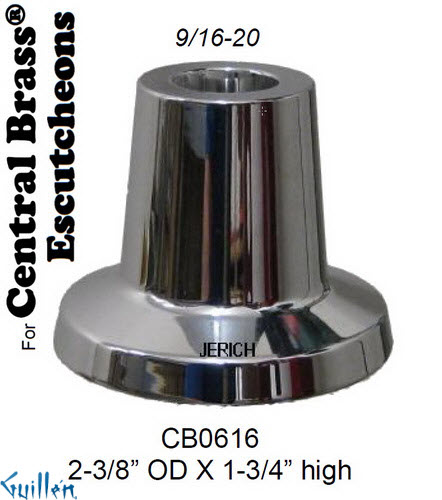 JER CB0616;; escutcheon; in Chrome