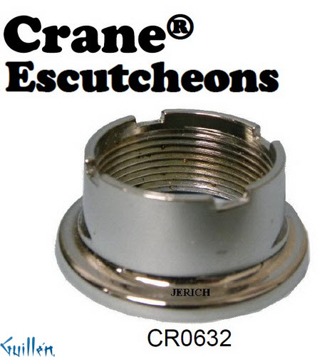 JER CR0632;; escutcheon; in Chrome