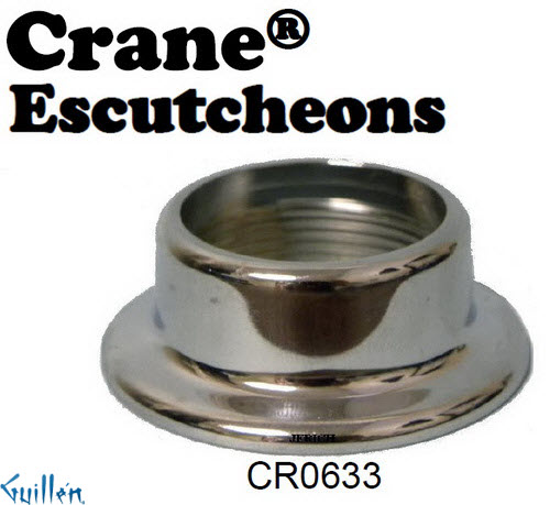 JER CR0633;; escutcheon; in Chrome