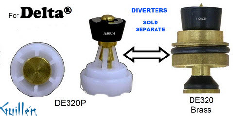 JER DE320P;;__ UNK; UNK; Diverter cartridge; in Unfinish